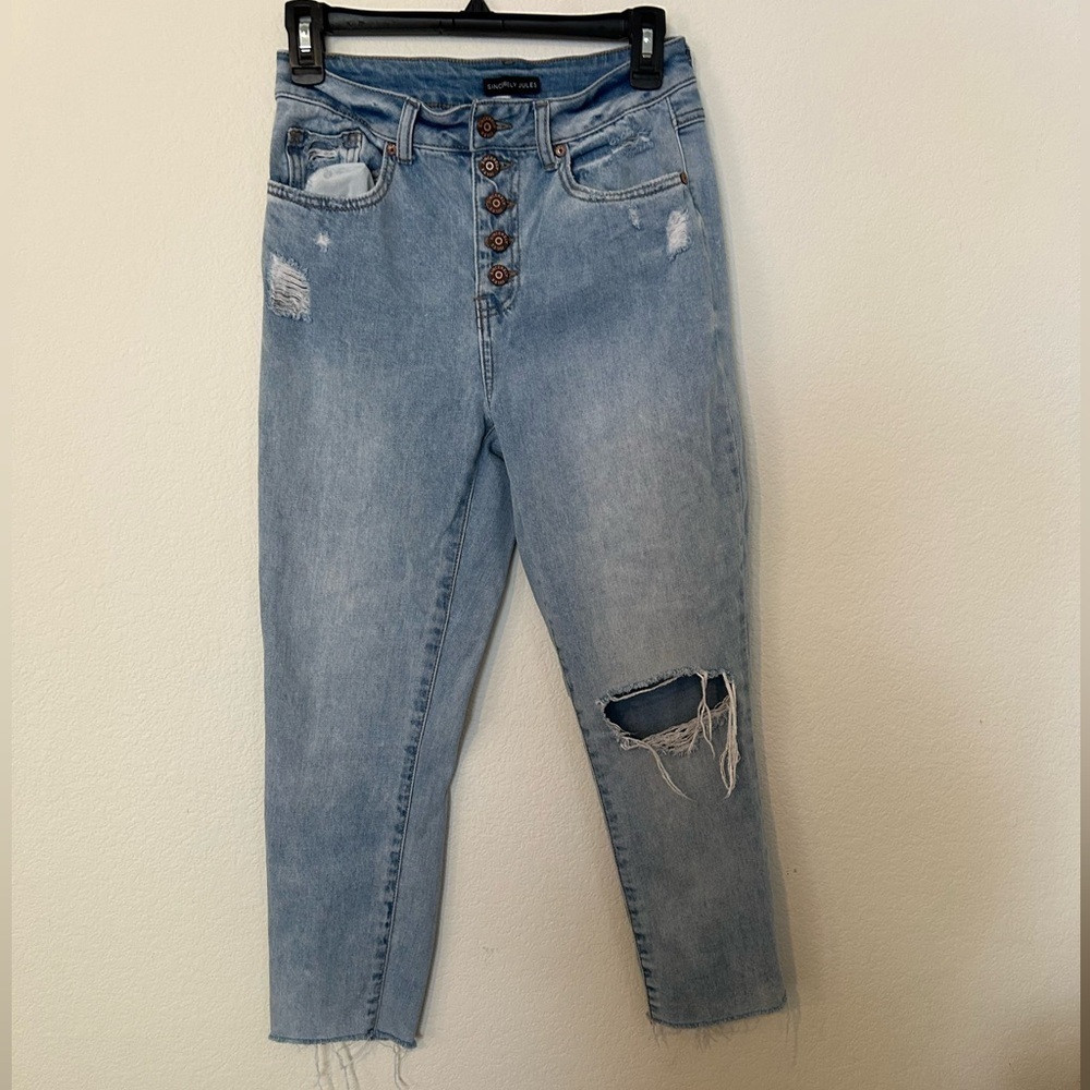 Sincerely Jules Button fly Stretchy Denim Size 5/27